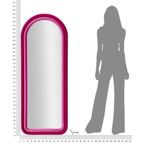 Miroir En Mdf Cloé 60 X 4 X 160 Cm Fuschia