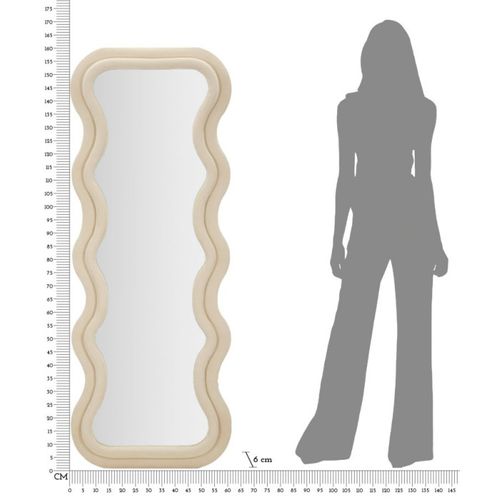 Miroir En Mdf Emily 60 X 6 X 160 Cm Crème