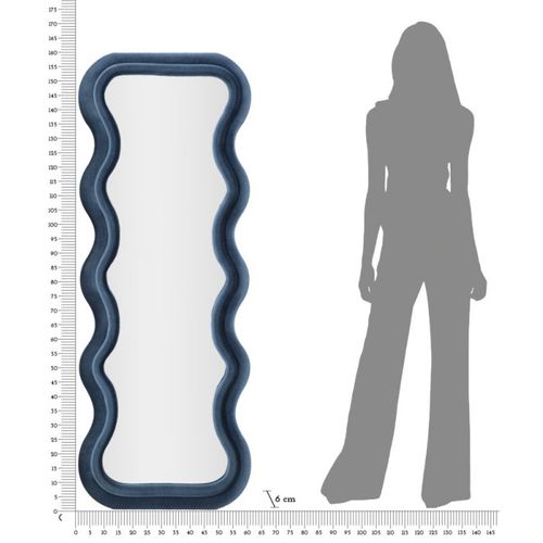 Miroir En Mdf Emily 60 X 6 X 160 Cm Bleu