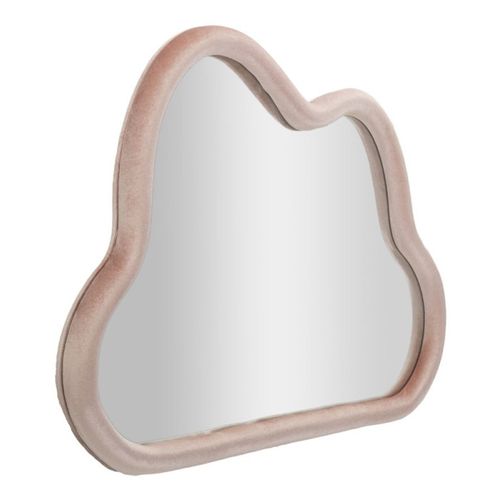 Miroir Mural En Velours "cloud" 90cm Rose