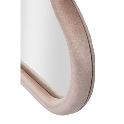 Miroir Mural En Velours "cloud" 90cm Rose