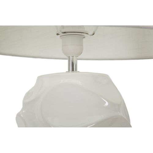 Lampe à Poser En Céramique "warsaw" 83cm Blanc