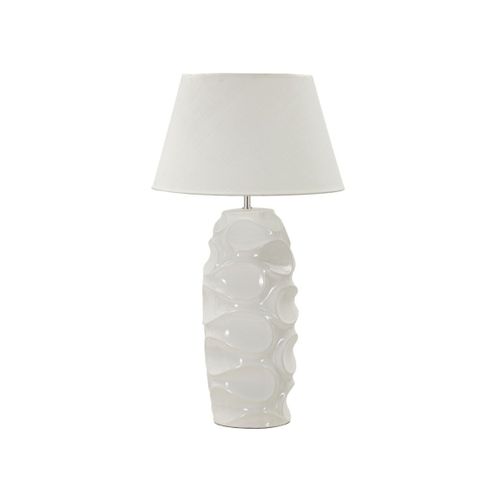 Lampe à Poser En Céramique "warsaw" 83cm Blanc