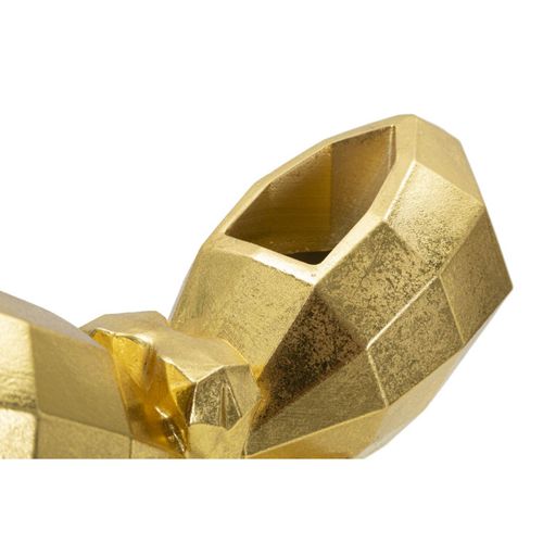 Vase Déco En Résine "papillon" 22cm Doré