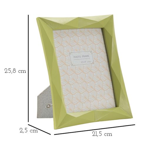 Cadre Photo Déco En Résine "greeny" 15x20cm Vert