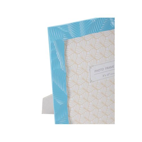 Cadre Photo Déco En Résine "light" 20x25cm Bleu Clair
