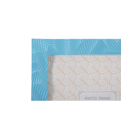 Cadre Photo Déco En Résine "light" 20x25cm Bleu Clair