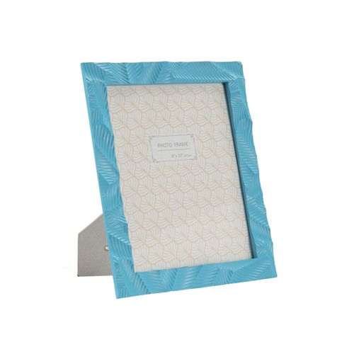 Cadre Photo Déco En Résine "light" 20x25cm Bleu Clair