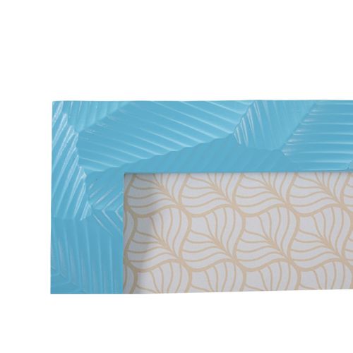 Cadre Photo Déco En Résine "light" 15x20cm Bleu Clair