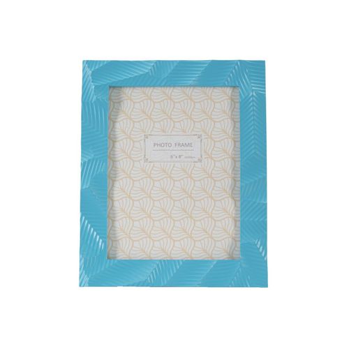 Cadre Photo Déco En Résine "light" 15x20cm Bleu Clair