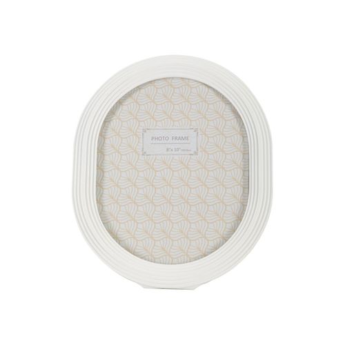 Cadre Photo Déco Linéaire "ovally" 20x25cm Blanc