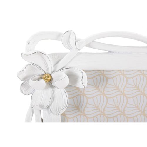 Cadre Photo Déco Fleurs "magnolia" 20x25cm Blanc