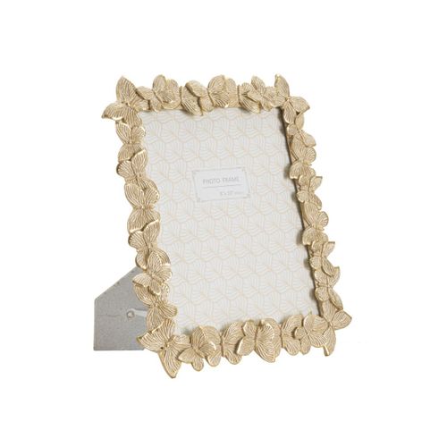 Cadre Photo Déco Papillons "farfalle" 20x25cm Doré