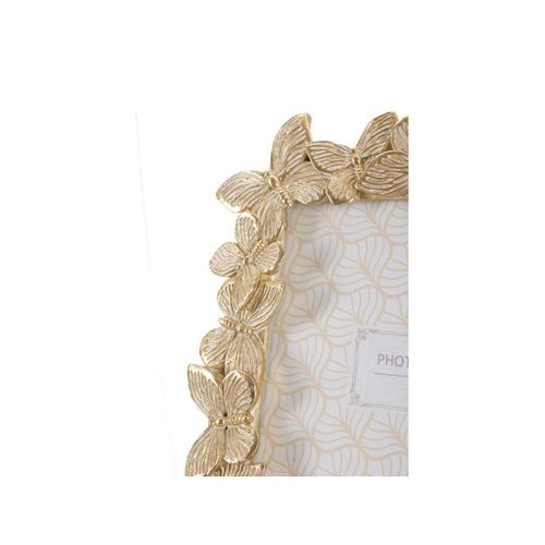 Cadre Photo Déco Papillons "farfalle" 15x20cm Doré