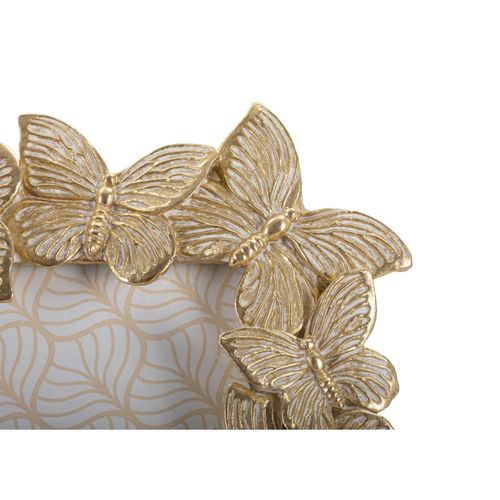 Cadre Photo Déco Papillons "farfalle" 15x20cm Doré