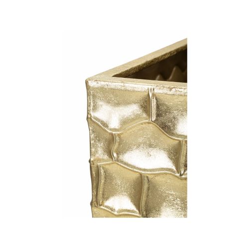 Lot De 3 Vases En Métal "glody" 94cm Doré