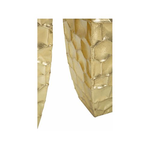 Lot De 3 Vases En Métal "glody" 94cm Doré