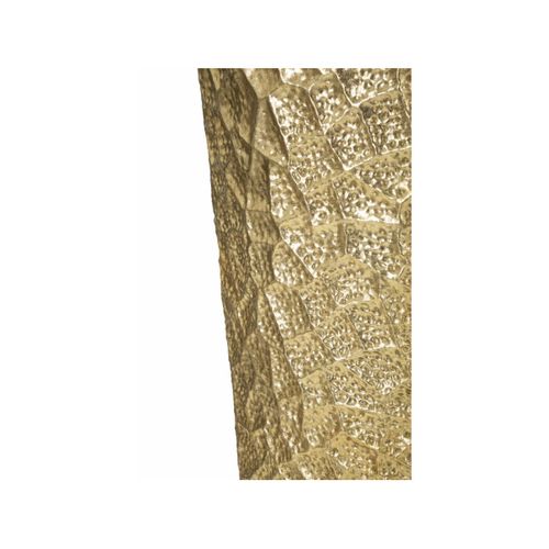 Lot De 3 Vases En Métal "glasy" 114cm Doré