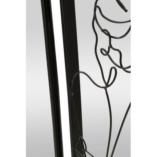 Miroir Mural Design "nudity" 70cm Noir