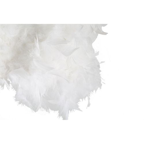 Lampadaire Imitation Plume "arc" 180cm Blanc et Noir