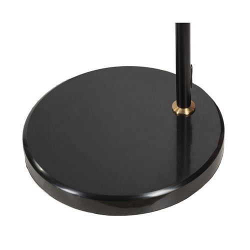 Lampadaire Imitation Plume "arc" 180cm Blanc et Noir