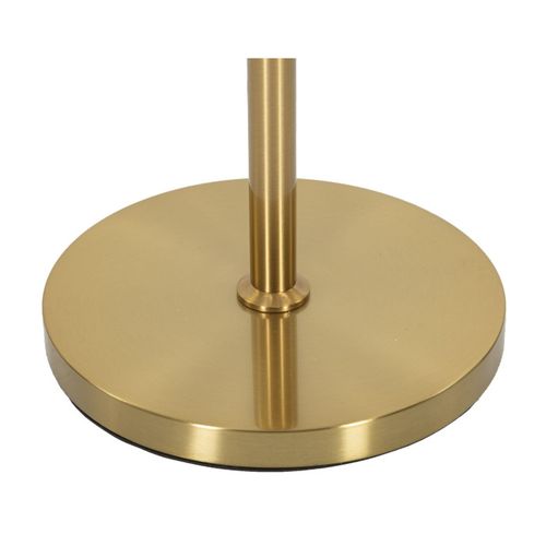 Lampadaire Imitation Plume "diamon" 165cm Or et Blanc