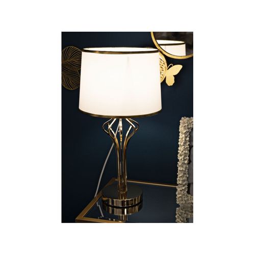 Lampe à Poser Design En Métal "slimmy" 53cm Or