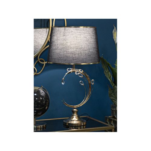 Lampe à Poser Design En Métal "bruxelles" 65cm Or