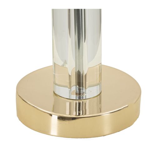 Lampe à Poser Design En Verre "praga" 52cm Or