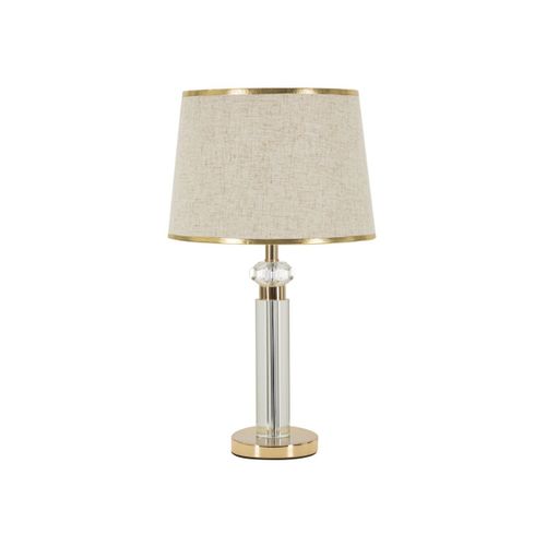 Lampe à Poser Design En Verre "praga" 52cm Or