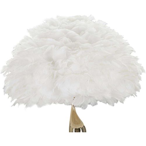 Lampadaire En Métal Abat-jour Plumes Slim 50 X 165 Cm