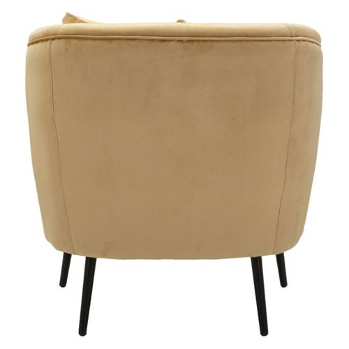 Fauteuil Imitation Fourrure "soffy" 78cm Marron