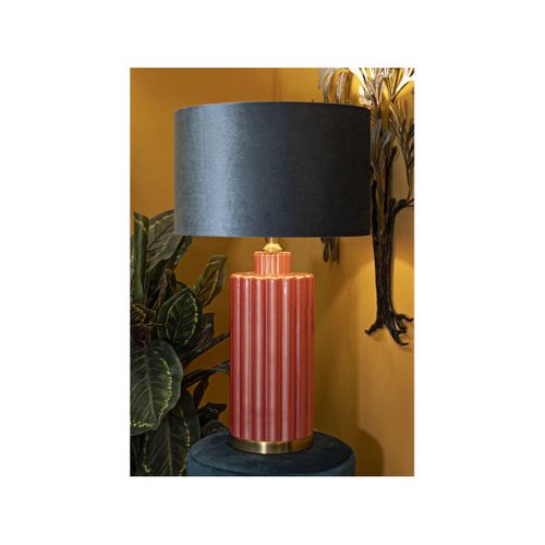 Lampe à Poser En Verre "helene Tower" 70cm Rouge et Bleu