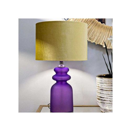 Lampe à Poser En Verre Et Métal Milva 32.5 X 57.5 Cm
