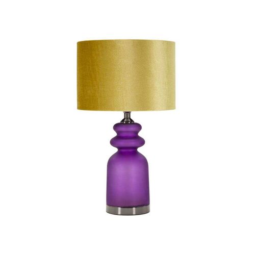 Lampe à Poser En Verre Et Métal Milva 32.5 X 57.5 Cm