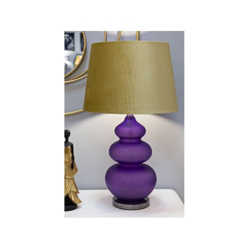 Lampe à Poser En Verre Et Métal Milva 40 X 70 Cm