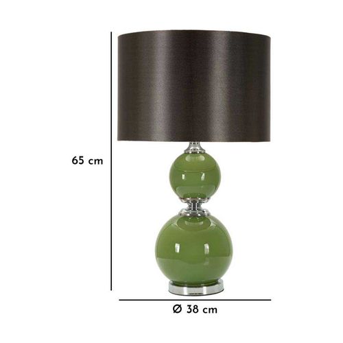 Lampe à Poser En Verre Et Métal Eva Modèle 1