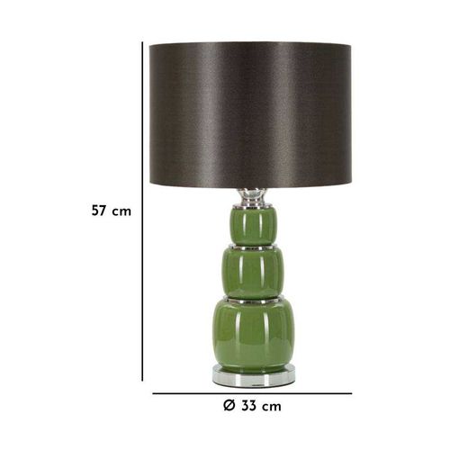Lampe à Poser En Verre Et Métal Eva Modèle 2