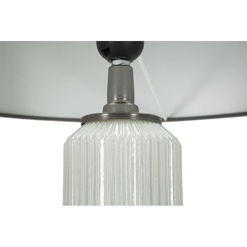Lampadaire En Métal "bright One" 163cm Blanc et Gris