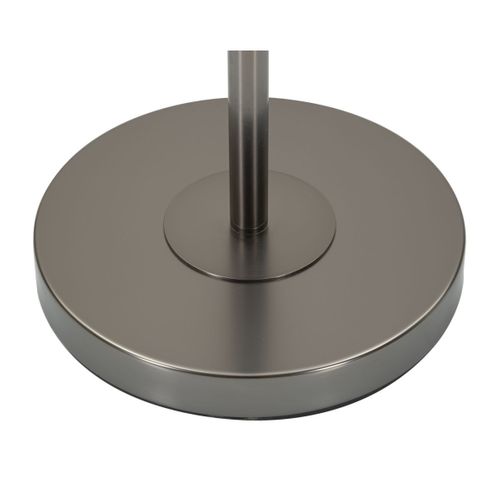 Lampadaire En Métal "bright One" 163cm Blanc et Gris