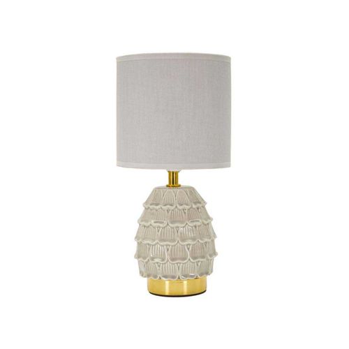 Lampe à Poser En Céramique Et Métal Pigny 15 X 30.5 Cm Crème