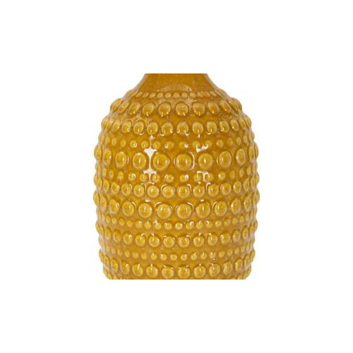 Lampe à Poser En Céramique Points 15 X 30.5 Cm Moutarde