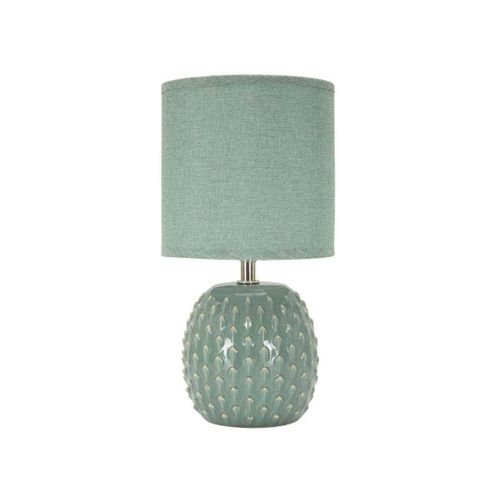 Lampe à Poser En Céramique Pontus 14 X 27 Cm Bleu Clair