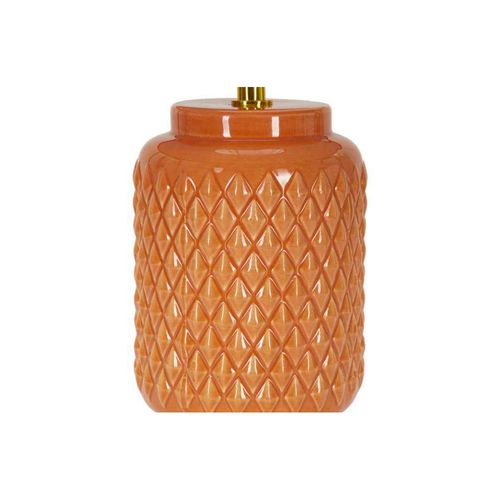 Lampe à Poser En Céramique Square 28 X 44 Cm Orange
