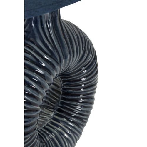 Lampe à Poser En Céramique Seta 28.5 X 15 X 43 Cm Bleu