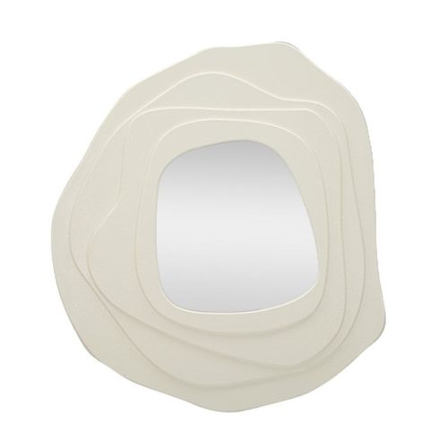 Miroir Mural Design "dalia" 97cm Blanc