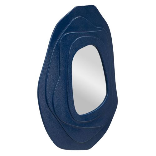 Miroir Mural Design "dalia" 97cm Bleu