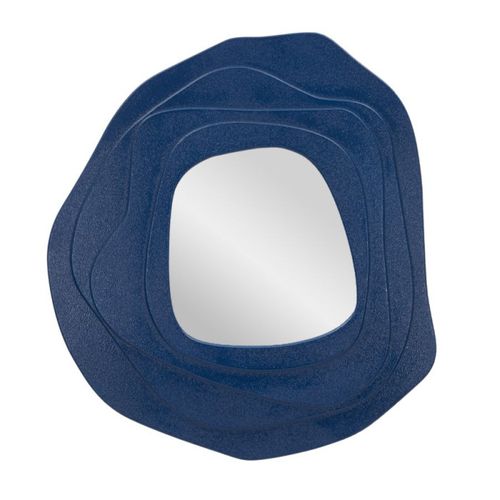 Miroir Mural Design "dalia" 97cm Bleu
