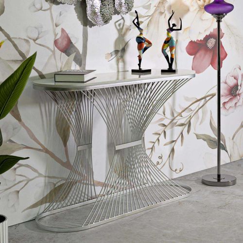 Console En Métal Stripe 120 X 35 X 79 Cm