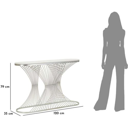 Console En Métal Stripe 120 X 35 X 79 Cm